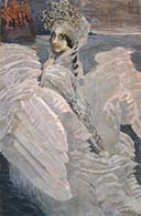 Swan-Princess by Mikhail Vrubel